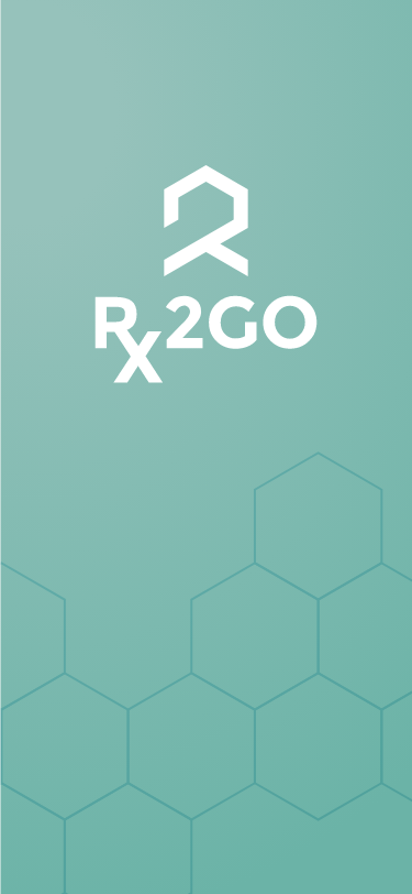 Rx2GO app screen 1
